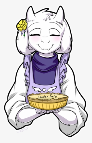 My Art Undertale Toriel Butterscotch Pie Artists On - Toriel Fanart Transparent Background