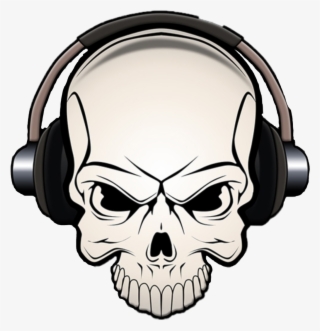 Skullhead Headphones Skull Horror Shokhorror Freetoedit - Headphones