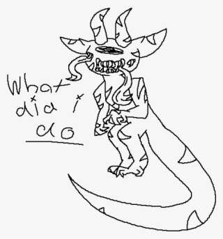 I Messed Up - Line Art