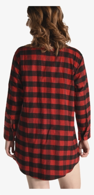 Flannel Moose Plaid - Nightshirt