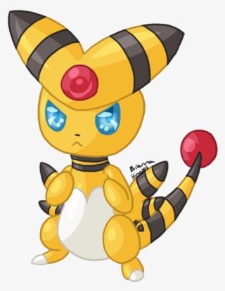 Included Mega Ampharos Cuz I Love The Mareep Line Meet - Cartoon