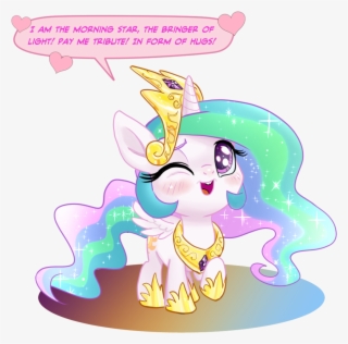 Pencils, Blushing, Chibi, Chibilestia, Crown, Cute, - My Little Pony Tia