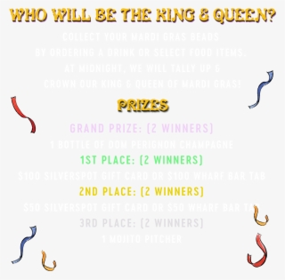 Who Will Be The King And Queen Of Mardi Gras Collect - Calligraphy