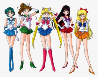 Sailormoon Sailormars Sailorjupiter Sailormercury Sailo - Sailor Moon