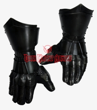 Black Armored Gauntlets