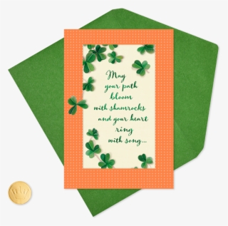 Blooming Shamrocks St - Greeting Card