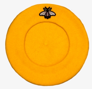 Bumblebee Beret In Yellow - Circle