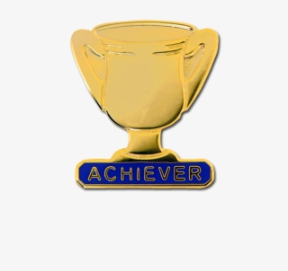 Achiever Trophy School Award Gold Badge - Trophy
