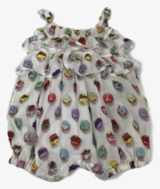 Baby Girls Gucci Cupcake Romper 3-6 Months - Pattern