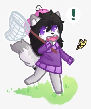 Butterfly Hunting With Aggie - Cartoon