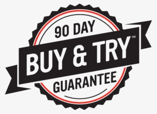 90 Day Buy And Try Logo - Illustration