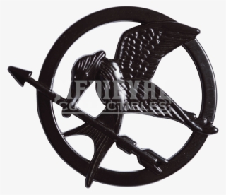 Katniss Black Mockingjay Pin - Mockingjay Pin Black