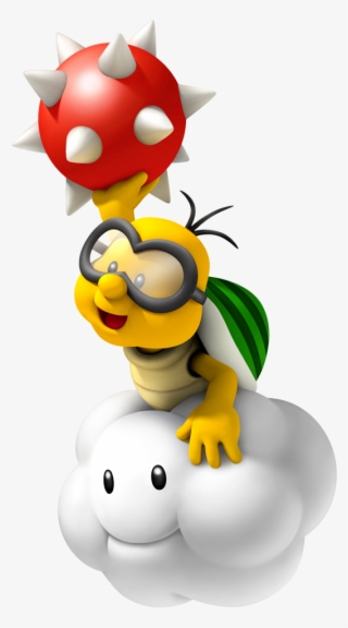 Lakitu Con Tartaspina - Super Mario Bros Lakitu