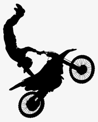 Athlete, Bicycle, Bike, Boy, Male, Man, Motocross - Motocross Stunt Silhouette
