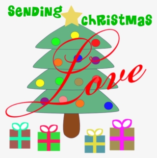 "sending Christmas Love" Word-art Freebie By Deb Chitwood - Verse For Grandson 1st Christmas