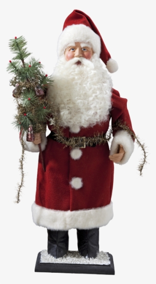 Santa With Garland - Santa Claus