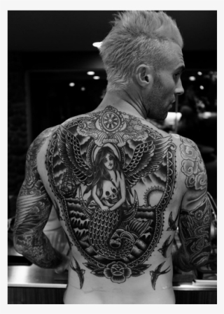 Adam Levine - Adam Levine Blonde Tattoos