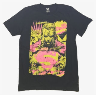 Superman Black T-shirt By Bio World - Illustration
