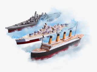 Models In Our Ship Collection Are Relatively Simple - Titanic Compared To Yamato