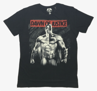 Dawn Of Justice Batman & Superman Black T-shirt By - Man