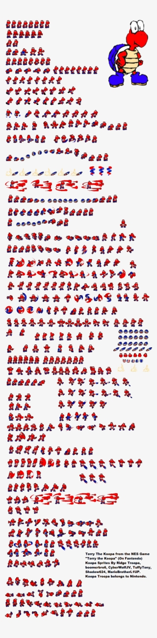 Koopa Bros Sprite Sheet