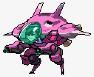 Overwatch D Va Pixel Spray