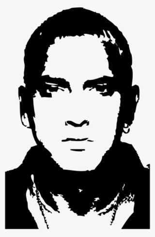Stickers Eminem - Eminem Black N White