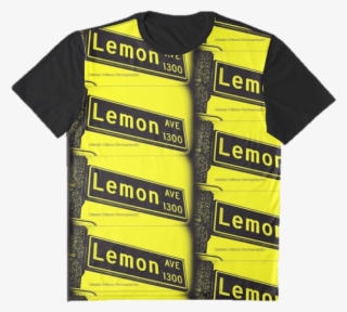 Lemon Avenue, Long Beach, Ca Bumblebee Graphic T-shirt - Active Shirt