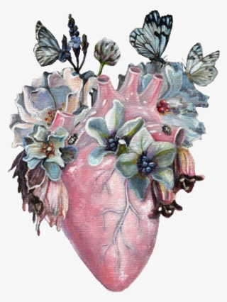 Transparency Metamorphosis Art, Realistic Heart Tattoo, - Heart Metamorphosis