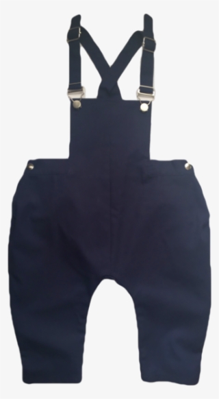 Kids Devon's Drawer Janis Cropped Overalls - Denim