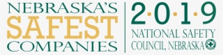 Safest Company Logo 2019 The Nebraska's - National Safety Council