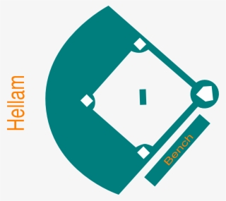 Baseball Field Blue Svg Clip Arts 600 X 536 Px