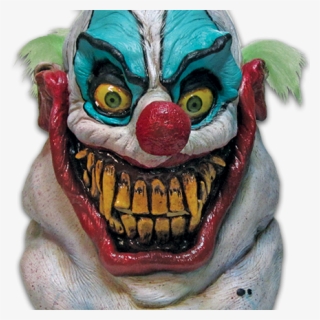 Transparent Scary Clown Mask