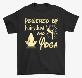 Powered By Fairydust And Yoga Shirts-potatotee Inc - Single Use Slogan Plastic