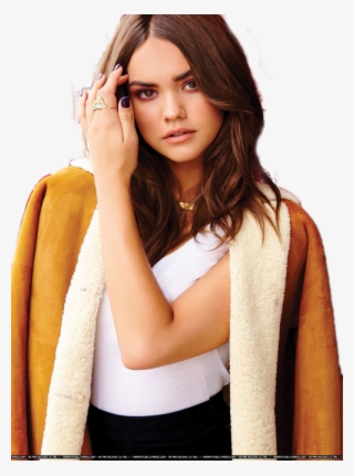 Maia Mitchell On Set