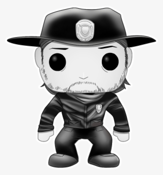 #01 Rick Grimes - Cartoon