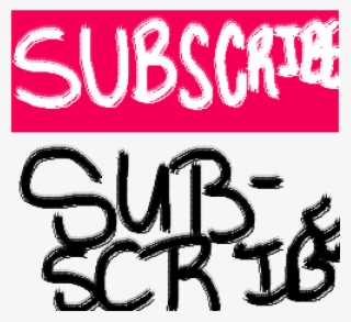 Subscribe Button - Calligraphy