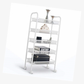 Rackaphile 5-tier Metal Mesh Rolling Cart Trolly Organizer - Carrellino Porta Oggetti