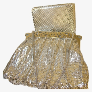 Vintage Whiting/davis Silver Mesh Bag - Chair