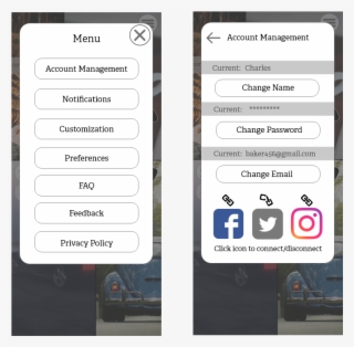 Once The User Clicks The Menu Icon, They Will Be Brought - Mobile Phone Case