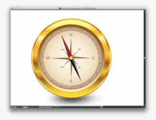 Golden Vector Compass - Free Vector Compass