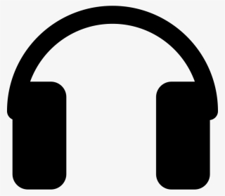Headphones Silhouette Png - Silhouette Of Headphones