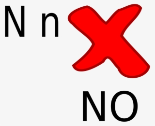 This Free Icons Png Design Of N For No