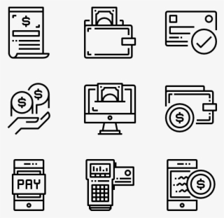 Payment Process - School Line Icon Png