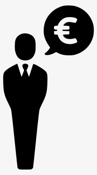 Clip Art Royalty Free Stock Euro Earnings Salesman - Salesman Icon Png