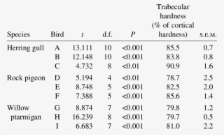 Significance Of, And Percentage Difference Between, - Number