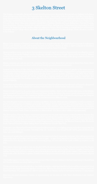 3 Skelton Street This Superb, And Sensibly Designed - Parallel