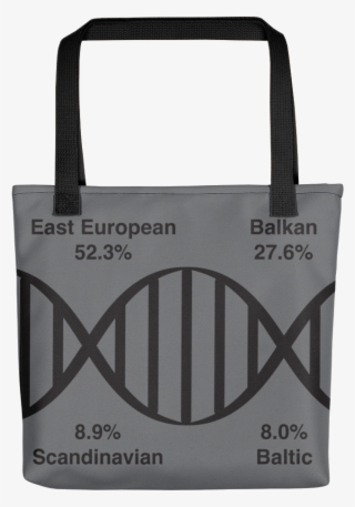 Black Dna Helix Tote Bag - Tote Bag