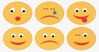 Set Of 4 Pcs Emoji 1-8, 100 Cm - Smiley