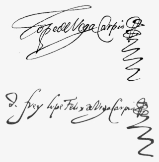 Firmas De Lope De Vega - Lope De Vega Firma